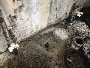 漏水.net | rousui.net | 東京の漏水調査 | 切り離し後の銅管